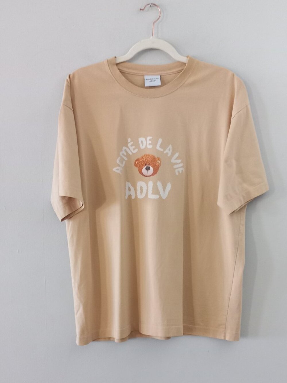 ACME DE LA VIE Teddy bear t shirt beige